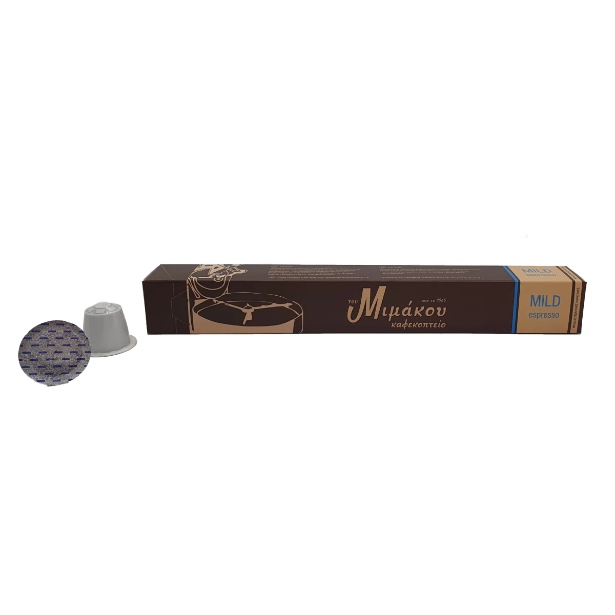 Βιοδιασπώμενες Κάψουλες Espresso Mild Συμβατές με Nespresso 10τμχ